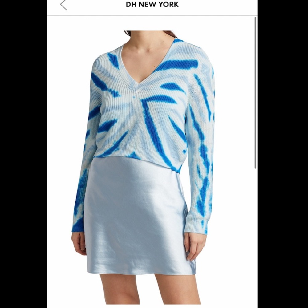 Tie dye combo slip dress